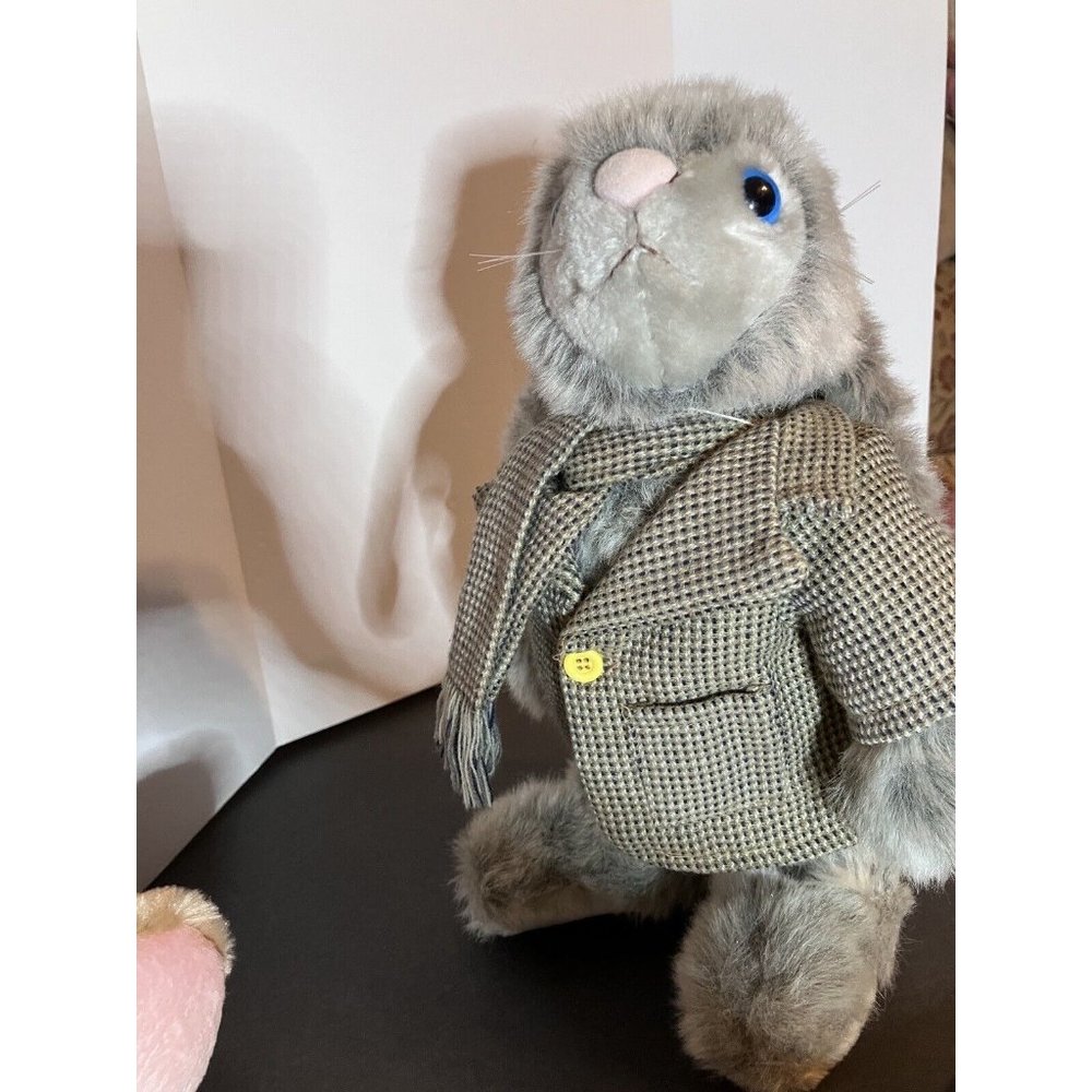 Hares Snuggle Bunny Plush Vintage 1983 North American Bear Co 12" Stuffed Animal - Picture 3 of 15